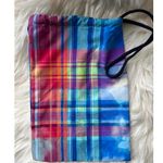 Ralph Lauren Polos Golf Drawstring Bag - Colorful Plaid Design Photo 4