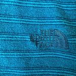 The North Face Blue Striped Full Zip Hoodie Jacket Athleisure Large Photo 3