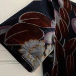 Ann Taylor  Botanical Velvet Blouse Moody Floral Print Size Small Fall Photos Top Photo 4