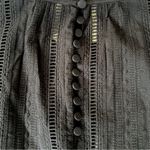 J.Crew NWT  Back Button Ruffle Top Black Size 2 Photo 8