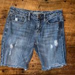 American Eagle distressed size 4 denim Bermuda shorts Photo 0