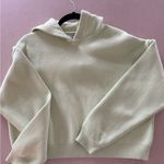 ZARA women’s light green cropped sweatshirt size small Photo 9