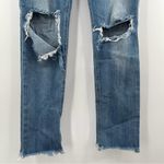 joe's jeans  Easy Fit Crop Jeans Distressed Raw Hem Denim Cropped Deedi Size 28 Photo 11