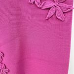 Amur Allegra crochet Floral Knit Midi pink pearl sleeveless pullover size large Photo 8