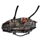 TUMI Abstract Print Tote Bag | Nylon & Leather Handles Photo 7