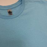 Gildan T-shirt women’s Size Large bright sky short sleeve tee crewneck Photo 5