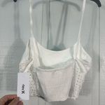 Hurley  White Kate Crop Halter Top Size Medium NWT Photo 6