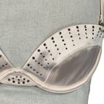 Honey Birdette SZ 34C Crystal Champagne Bra Underwire Demi Satin Adjustable New Photo 2