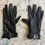 Michael Kors Leather Gloves  Women’s Black Photo 0