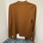 Soft Surroundings Women’s Open Front Cardigan Burnt Orange Size Medium Ribbed  Photo 2