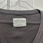 Aeropostale  Long Sleeve Button Up Crop Top Photo 2