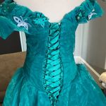 Women’s Fairy Tale Prom Party Dress with Corset Back Size 4 NWT Green Photo 6