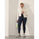 Athleta Size 2P Headlands Hybrid Cargo High Rise Tight Navy Blue Size 2 Petite Photo 1