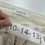 Fabiana Filippi Jeans Womens 48 IT 12 US Cream White Todi Straight Leg Italy Photo 4