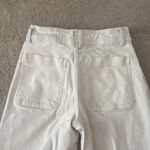 Mango  white jeans wide leg high waisted Photo 4