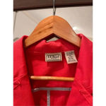 L.L. Bean Salmon Corduroy Jacket Size 12‎ Petite Pink Photo 2