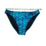 Gideon Oberson Blue Marble Cheeky Bikini Bottoms – High Leg Swim Briefs Size 6 Photo 4