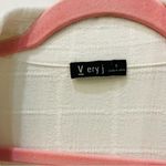 Very J  white collard button up dress size small Photo 1
