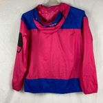 Columbia Women's' Challenger Windbreaker Jacket Hot Pink & Blue Size L Photo 5