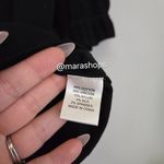 Tuckernuck  Perrin Black Short Sleeve Scoop Neck Ruffle Sweater Photo 5