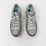 Converse [] Chiara Ferragni Size 9 Silver Glitter One Star Ox Platform Sneakers Photo 3