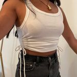 Princess Polly White Crop Top Photo 0