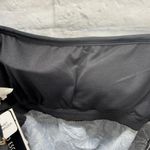 Island Escape Coral Gables Printed Blouson Bandeau Tankini Top Size 8 Black New Photo 6