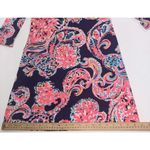 Lilly Pulitzer  Preppy Designer Old Money Paisley Floral Knee Length Dress Small Photo 8