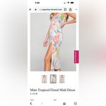 Lovely Day  Floral Midi Dress in Pink and Yellow Photo 7