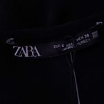 ZARA NWT  RUCHED CUT OUT TOP BLACK SMALL Photo 7