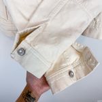 Free People NWT We the Free Rumours Denim Jacket Off White Size Medium Photo 6