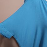 Piko  1988 blue loose fit short sleeve bamboo tee size medium Photo 2