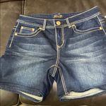 Seven 7 Blue Jean Shorts with Rolled Hem Photo 0