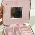 Swavorski Swarovski 2022 Pink Travel Jewelry Box Full Zip Case Photo 2