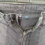 American Eagle Vintage Y2K Grunge Dark Gray Cargo Pants Photo 3