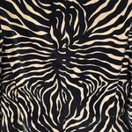 Etcetera Zebra Animal Print Long Sleeve Blazer Size 4 In Dark Brown Photo 5