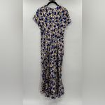 J.Crew  Short-sleeve slip dress in indigo daisy print Photo 7