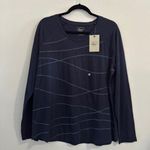 Bass Navy Blue Long Sleeve Tee Size Extra Large Photo 0