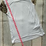 Michael Kors Michael White Gold Chain Mesh Short Sleeves Crew T-Shirt Size Small Photo 5