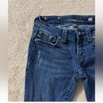 Miss Me Women'sβ Low Rise Straight Dark Wash Distressed Jeans Size 27 Photo 3