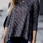 Grey Knit Marled Hacci Sidetail 3/4 Sleeve Size XXL Photo 0