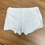 Gap 1969 Summer Cut-Offs Denim Shorts Women's 24 White Frayed Low Rise 5-Pocket Photo 1