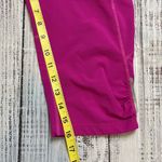Athleta Dobby Be Free Fushia Pink Knickers. Size Medium. EUC Photo 13