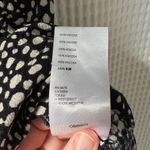 Maeve  by Anthropologie small pull-on black white abstract print viscose dress Photo 3