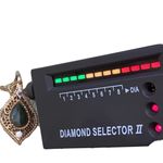 GF Vintage Filigree Jade Teardrop Diamond Necklace Photo 9