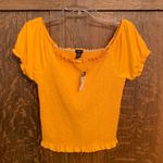Rue 21 NWT smocked shirred crop top M Photo 0