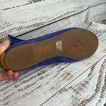 Clarks  Valley Stone Flats Blue Suede Tortoise Toe Detail 7 Photo 3