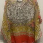 Jennifer Lopez Jennifer‎ Lopez Women's Sheer 3/4 Sleeve Swimsuit Cover Up Blouse Size XS Beach Photo 0