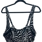 Lane Bryant Black & White Women's Bathing Suit Size 16 Padded Cups Photo 8