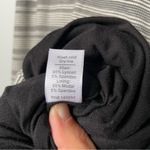 Marine layer Lexi Rib Daytime Midi Dress Gray and Black Stripes Size Medium Photo 8